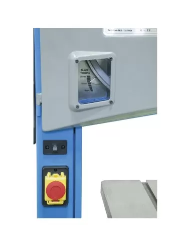 Scie a ruban verticale pour bois 1100w 230v coupe 340 mm Fervi 0509/340