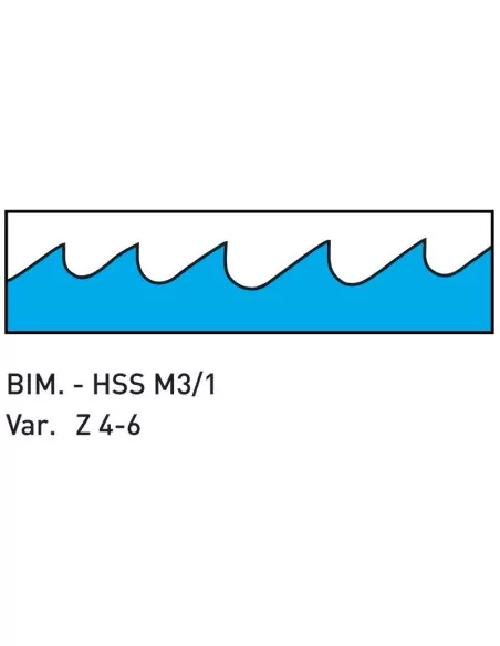 Scie a trous bimetalliques HSS pour metal 43 mm Fervi 0712/043