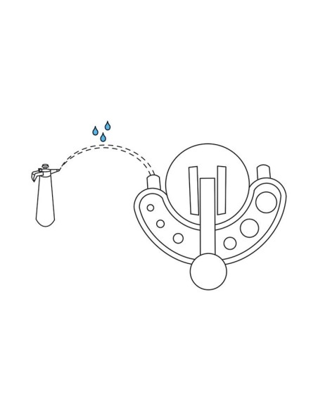 Serie de pointes diamantees avec connexion 1/4 pour tournevis Fervi 0529