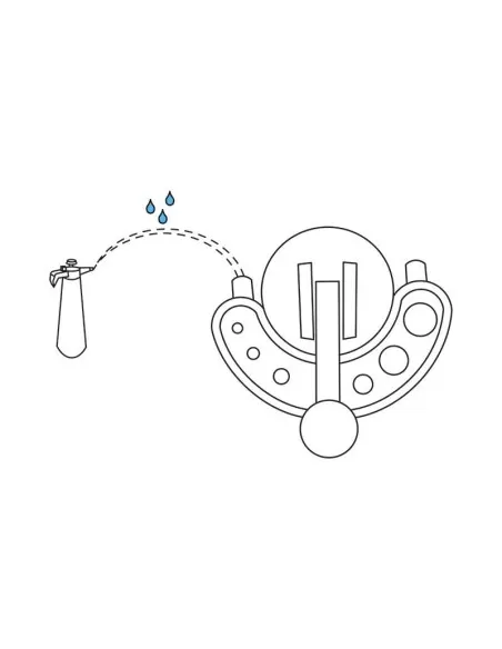 Serie de pointes diamantees avec connexion 1/4 pour tournevis Fervi 0529