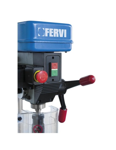 Perceuse a colonne avec entrainement par courroie 750w 230v Fervi 0750cm3