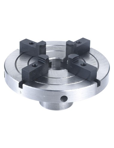 Mandrin a 4 griffes 125 mm 1/8-8 tpi pour tour bois Fervi 0751/A4