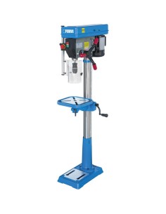 Perceuse colonne avec transmission par courroie 750w 230v fervi 0752cm3