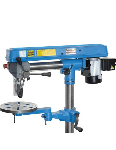 Perceuse colonne de banc radiale par courroie 375w 230v fervi 0757