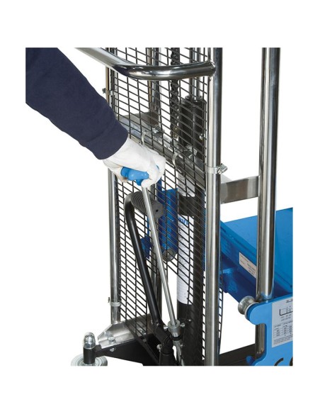 Levage avec plateforme et fourches charge 400 kg fervi 0782