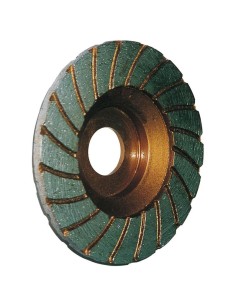 Meule tasse diamantee 100 mm pour meulage granit pierres Fervi 0833