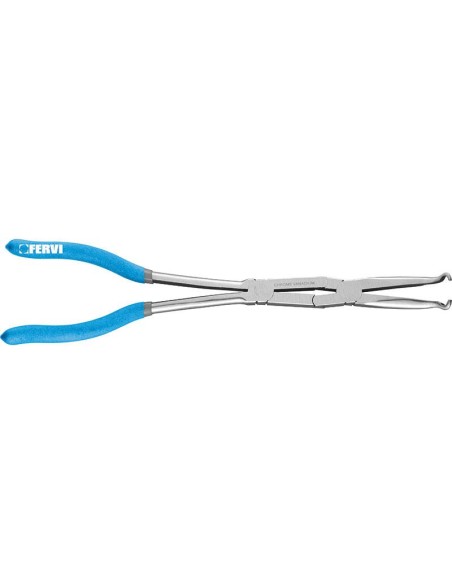 Pince a bec long double articulation ôil 335 mm fervi 0872/0pd