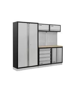 Mobilier modulable mobilier d'atelier bancs armoires tiroirs Fervi a007t