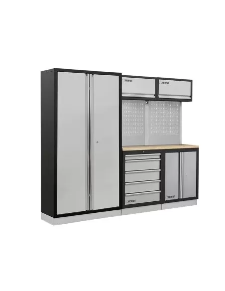 Mobilier modulable mobilier d'atelier bancs armoires tiroirs Fervi a007t