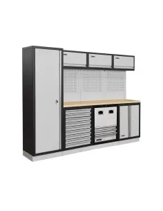 Mobilier modulable mobilier d'atelier bancs armoires tiroirs Fervi a007u