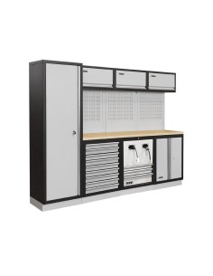 Mobilier modulable mobilier d'atelier bancs armoires tiroirs Fervi a007uf