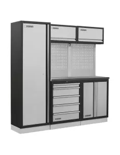 Mobilier modulable mobilier d'atelier bancs armoires tiroirs Fervi a008c