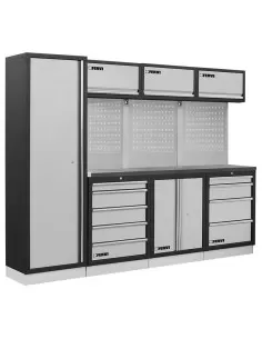 Mobilier modulable mobilier d'atelier bancs armoires tiroirs Fervi a008d