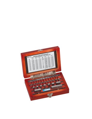 Cales de calibre 32 serie 32 en acier a plan parallele de grade 1