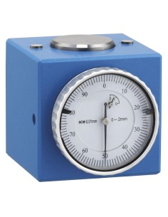 Remise a zero avec comparateur a base magnetique Fervi a020