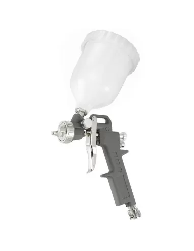 Pistolet a peinture aerographe avec buse 18mm et reservoir superieur Fervi a162a