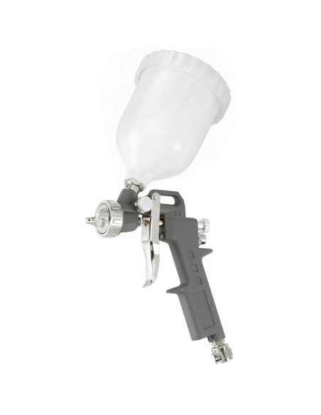 Pistolet a peinture aerographe avec buse 18mm et reservoir superieur Fervi a162a