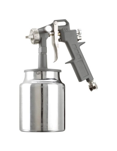 Pistolet a peinture aerographe reservoir inferieur 1 lt buse 18 mm fervi a162c