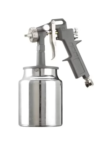 Pistolet a peinture aerographe reservoir inferieur 1 lt buse 18 mm fervi a162c