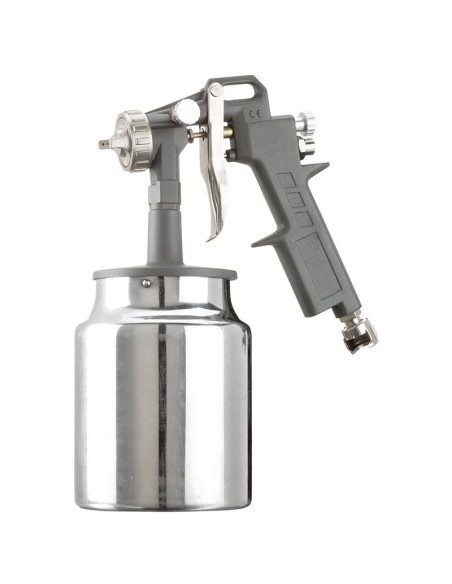 Pistolet a peinture aerographe reservoir inferieur 1 lt buse 18 mm fervi a162c