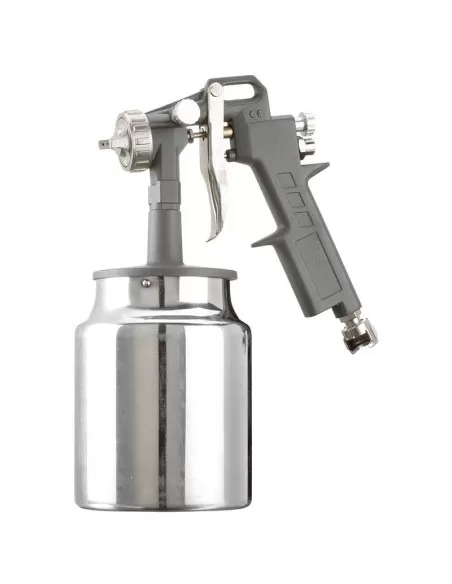 Pistolet a peinture aerographe reservoir inferieur 1 lt buse 18 mm fervi a162c
