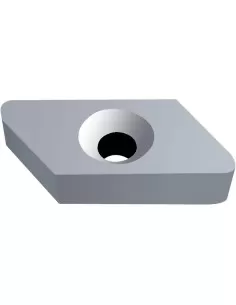 Base d'outil pour plaquette de tour droite