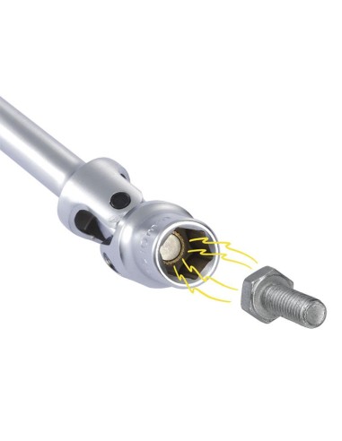 Cle a douille hexagonale magnetique de 9 mm