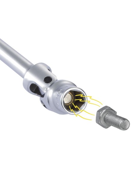 Cle a douille hexagonale magnetique de 9 mm