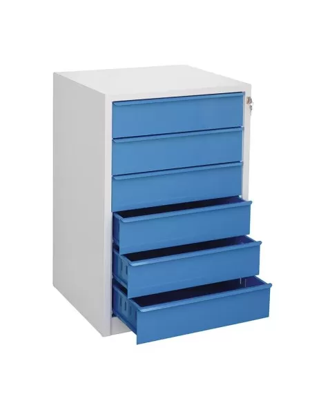 Coffre a outils 6 tiroirs atelier garage Fervi C600