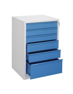 Coffre a outils 6 tiroirs atelier garage Fervi C603