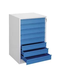 Coffre a outils 8 tiroirs atelier garage Fervi C800