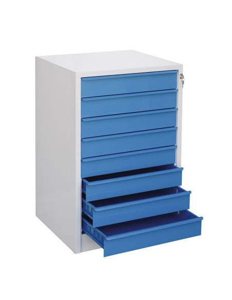 Coffre a outils 8 tiroirs atelier garage Fervi C800