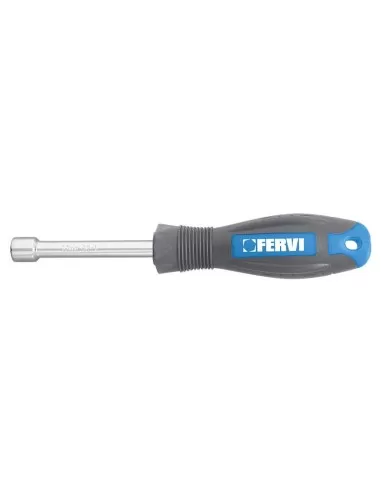 Cle a douille avec manche de 4 mm Socket wrench with 4 mm handle Fervi cb01/04