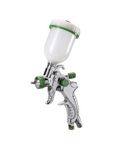 Pistolet a peinture aerographe reservoir superieur 100 ml buse 10 mm fervi a602a