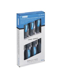 Jeu de 7 cles a douille avec manche 4-9 mm