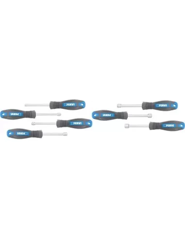 Jeu de 7 cles a douille avec manche 4-9 mm