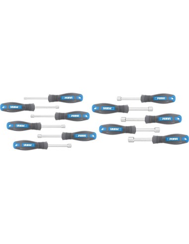 Jeu de 11 cles a douille avec manche 4-13 mm