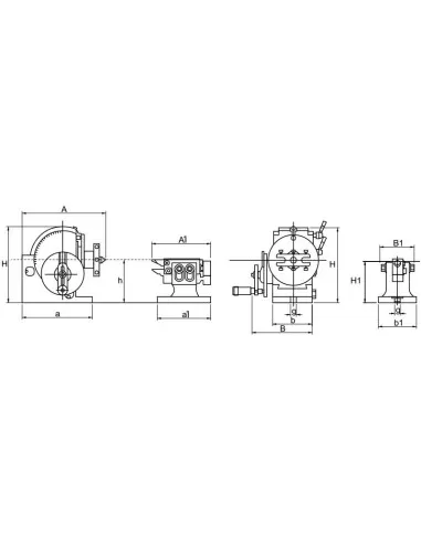Diviseur semi-universel avec contre-pointe Fervi D006/128