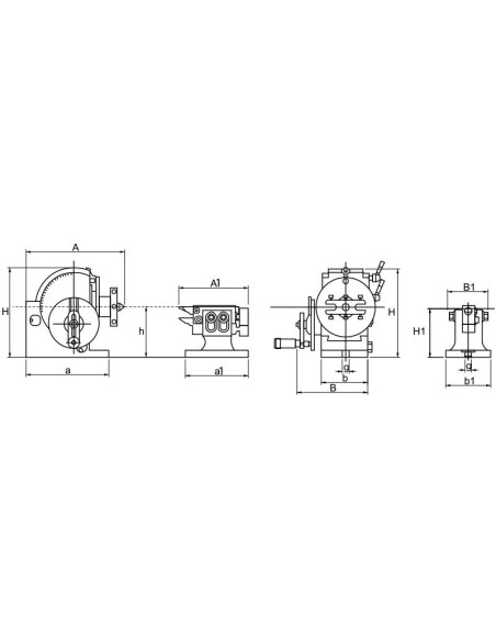 Diviseur semi-universel avec contre-pointe Fervi D006/128