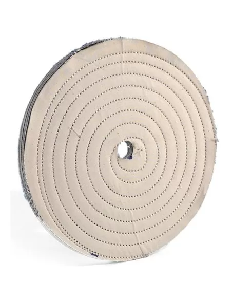 Disque en coton matelasse 200 x 20 mm pour touret a meuler