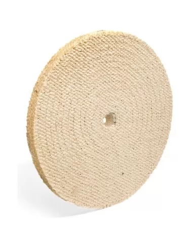 Disque matelasse en sisal 250 x 20 mm pour meuleuse d'etabli