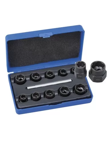 Jeu d'extracteurs de douilles pour ecrous et boulons