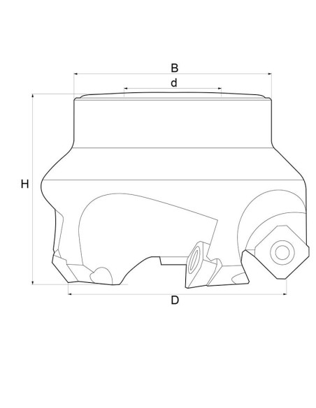 Inserer un coupeur Insert cutter Fervi f303/050
