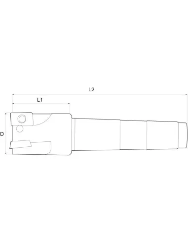 Coupe-epaule Shoulder milling cutter Fervi f401/25