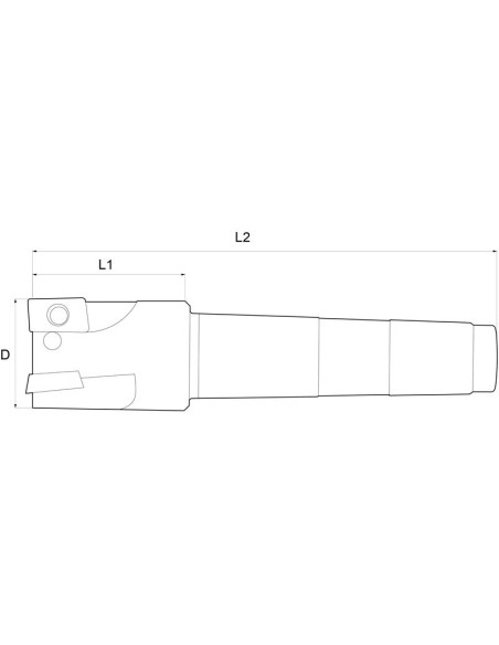 Coupe-epaule Shoulder milling cutter Fervi f401/40