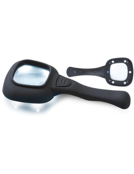 Loupe en cristal de 50 mm avec led