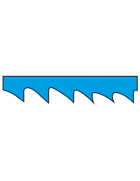 Lame de scie a ruban 2375x27x090 mm t 5/7 bi-metal m42 metal