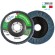Disque abrrasif a lamelle 115 mm zirconium grain 40 fervi df6700.112