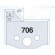 Jeu De 2 Couteaux Profilés Pour Toupie À Bois 50 Mm Profil 706
