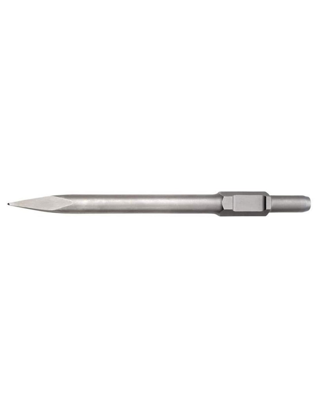 Scalpello a punta 390mm attacco esagonale 30mm per martello demolitore Scheppach